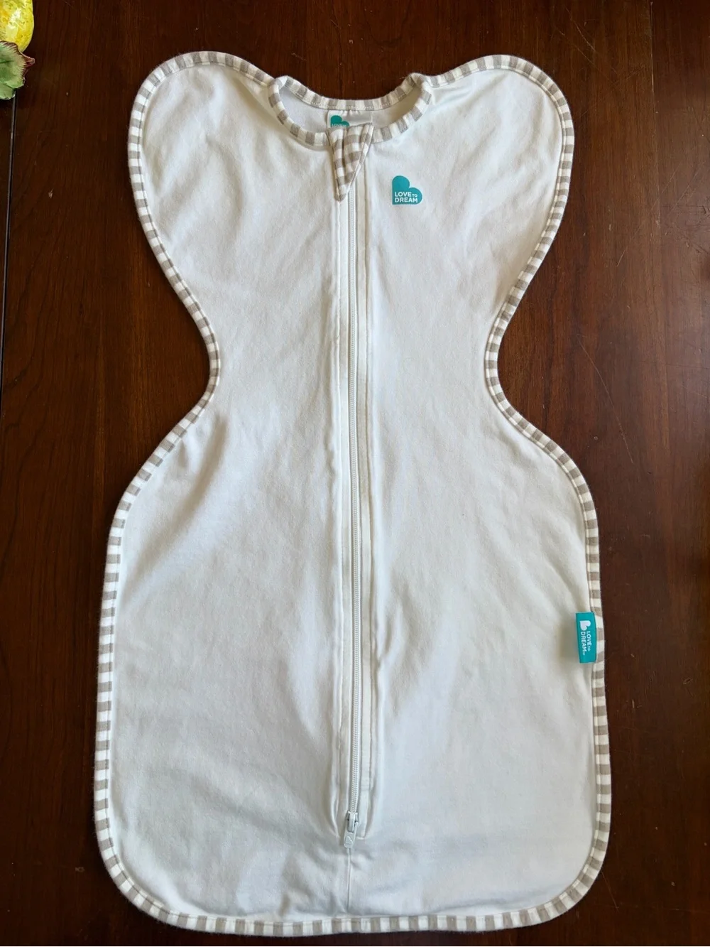 Love to Dream Organic Cotton Small Cream Swaddle 1.0 Tog